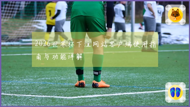 2026世界杯下注网站客户端使用指南与功能详解